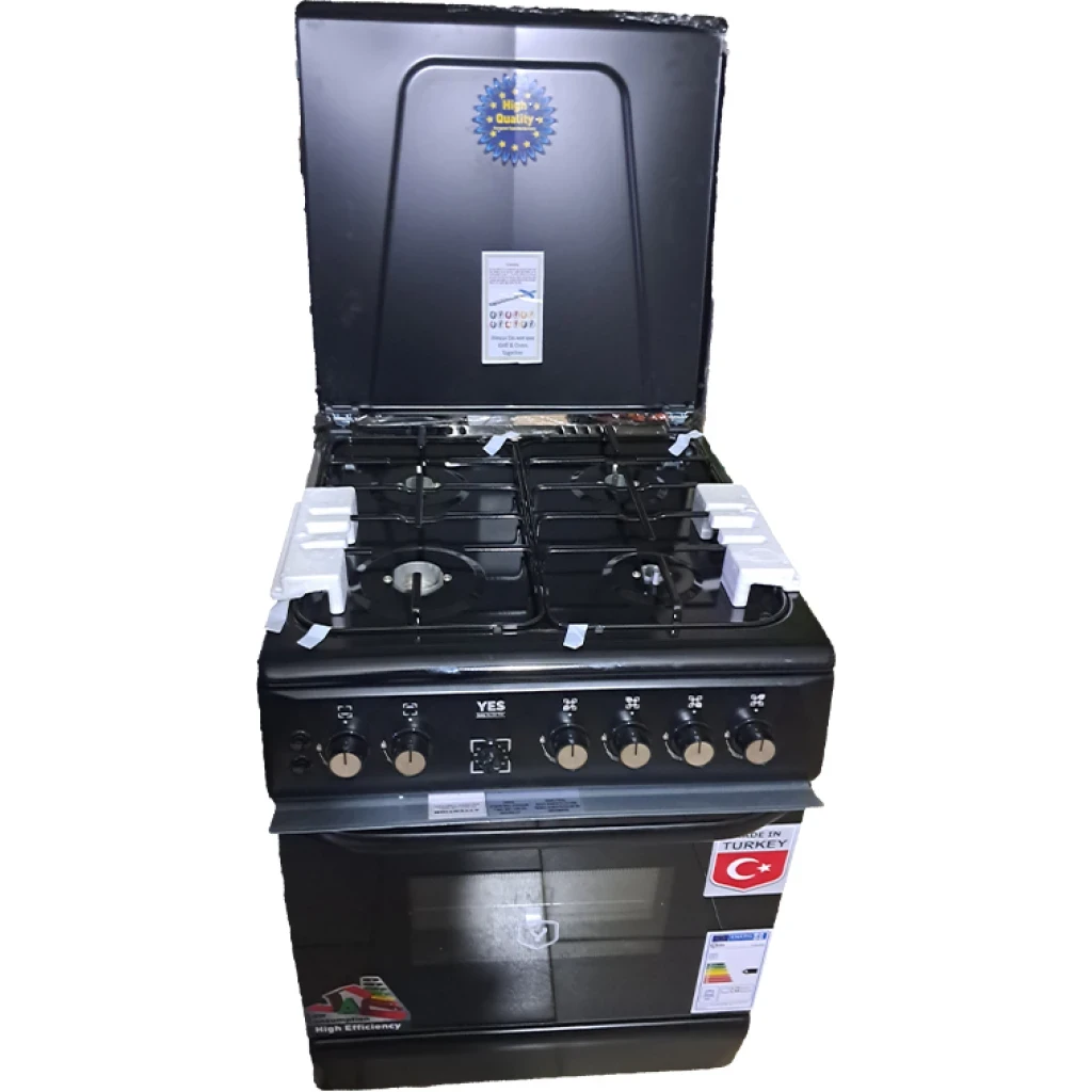 Yes YS-6640GTG 4 gas burners on top and a gas oven