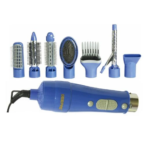 Geepas 8-in-1 Hair Styler GH731 - Ultimate Styling Kit