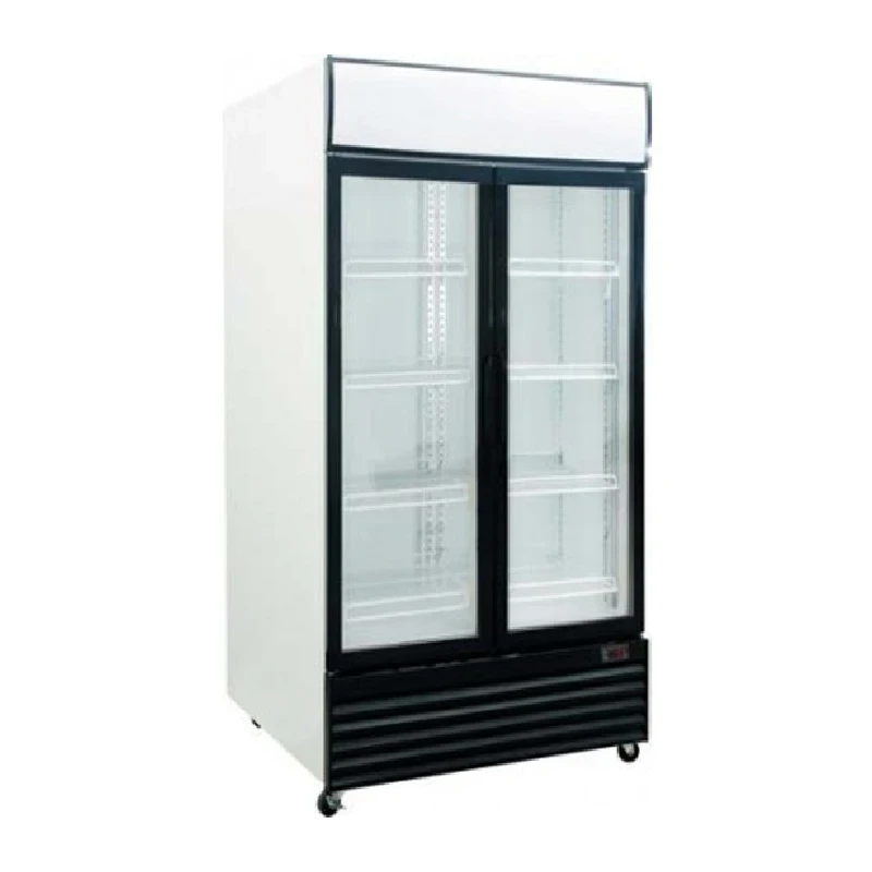 Venus 800L Double Door Chiller | Commercial Cooling |Glass Door Vertical Chiller