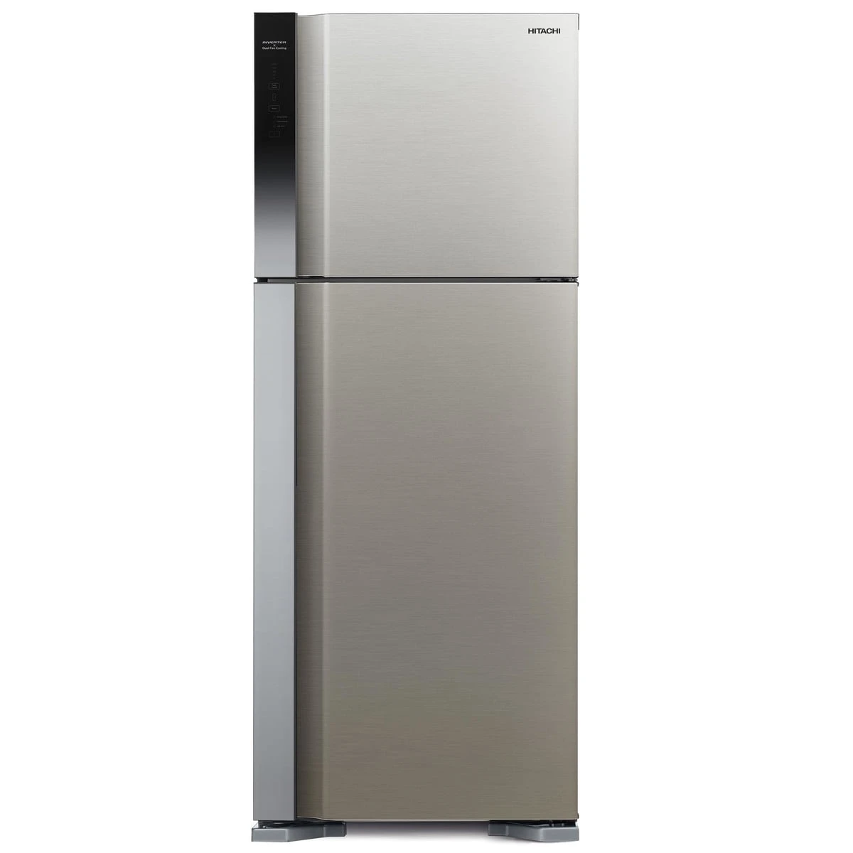 Hitachi 550L Top Freezer Fridge | Brilliant Silver, Inverter