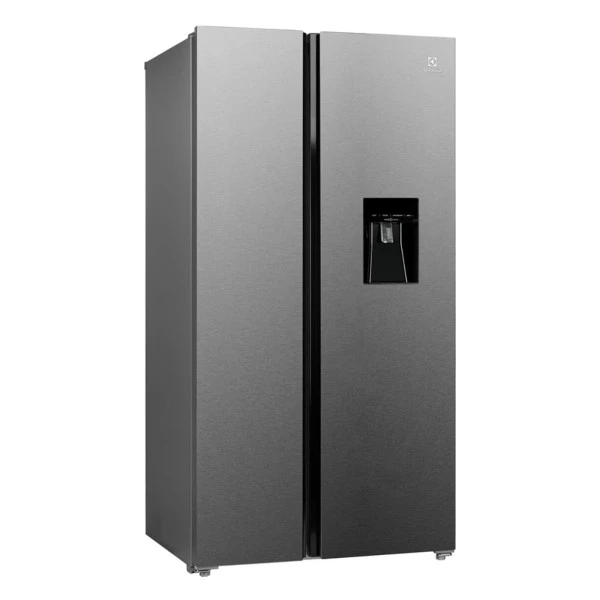 Electrolux 493L Side-by-Side Fridge | Inverter, Water Dispenser