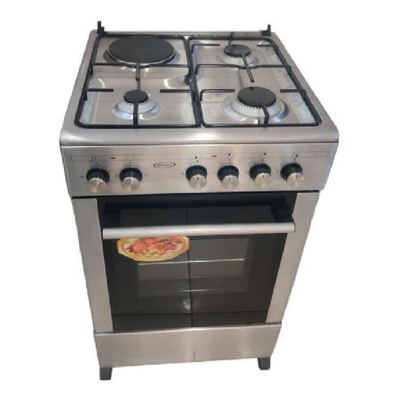 Venus 50cm Mixed Cooker (3+1) | Electric Oven | Stainless Steel Worktop 3 Gas VC5531