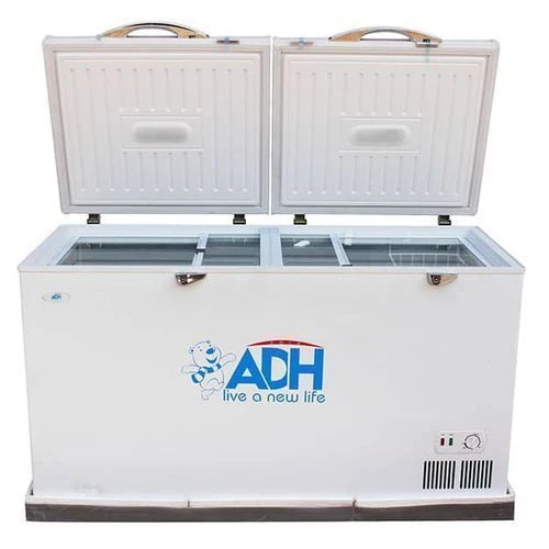 ADH 600L Double Door Chest Freezer | Ultimate Organized Storage - White