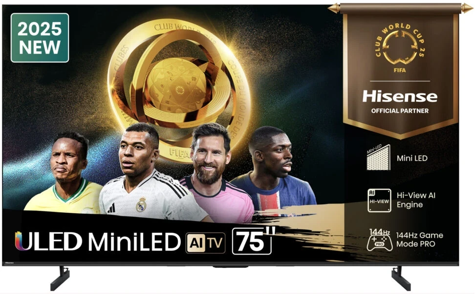 Hisense 75" inch 4K QLED TV (75Q6N-PRO) | Ultra-Slim | Voice Control