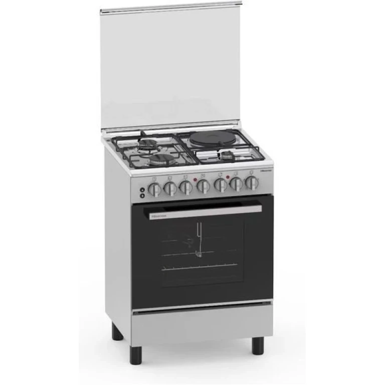 Hisense 60x60cm Gas & Electric Cooker (3+1)