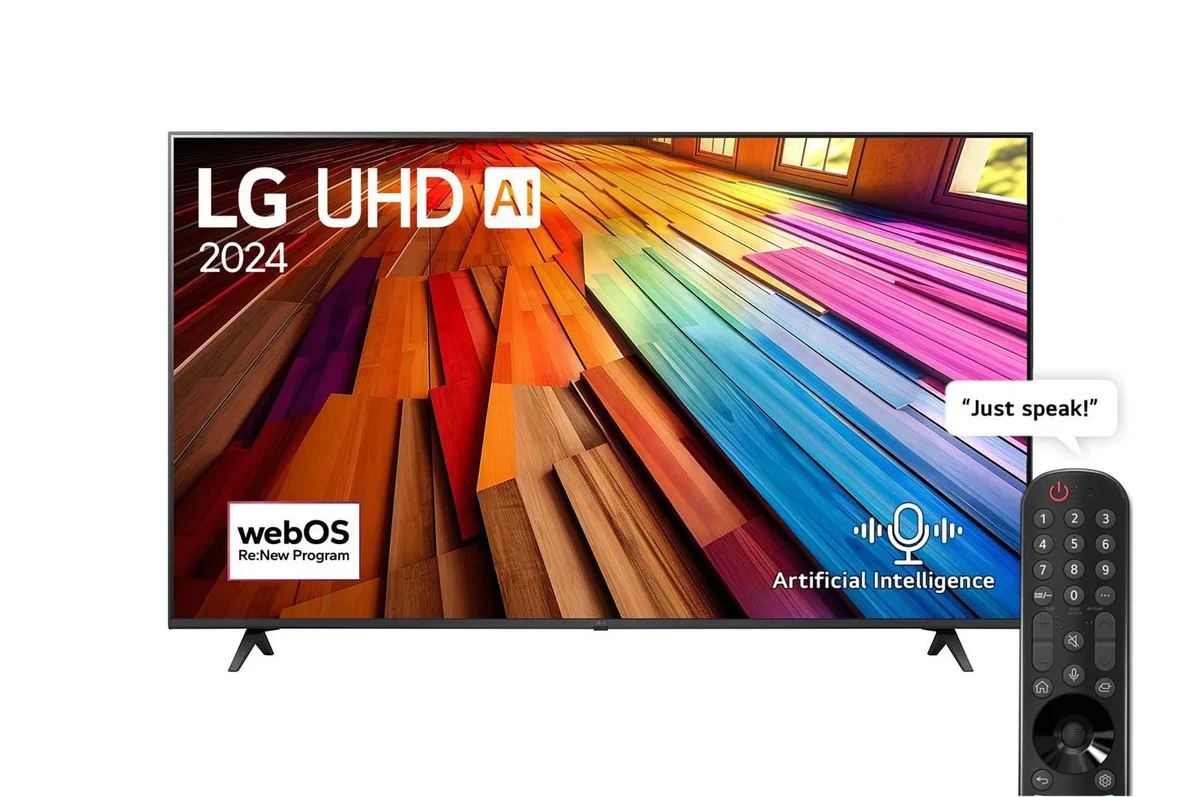 LG 65" inch UR80 4K Smart TV | AI Cinema Experience