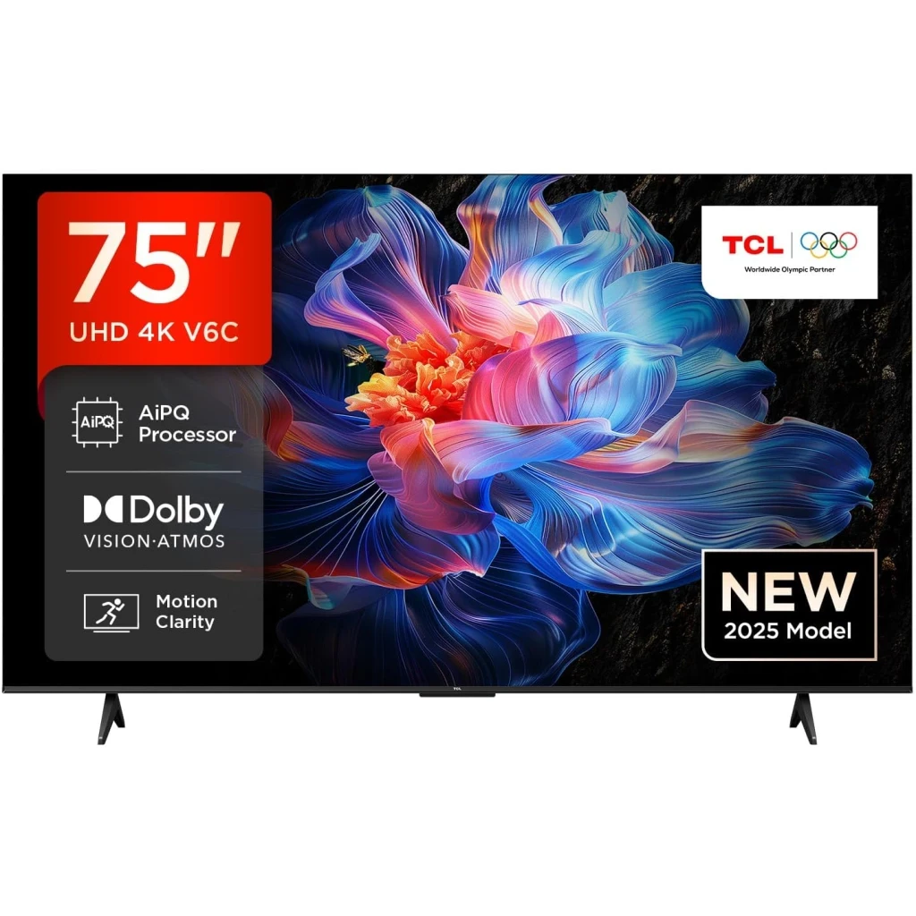 Chiq 75" inch Smart 4K UHD TV | Cinematic Experience