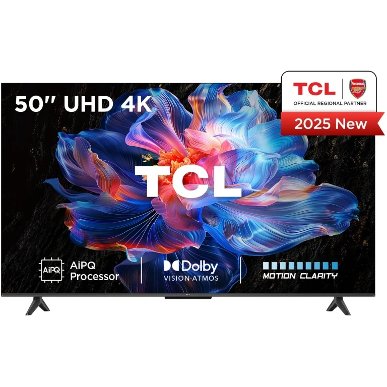 TCL 50" inch 4K Android TV | Frameless, Dolby Vision
