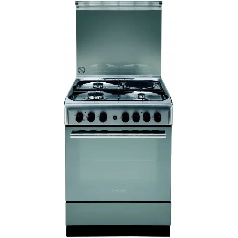 Ariston 60cm Vitroceramic Cooker | Full Electric, Fan Oven | Stainless Steel Vit
