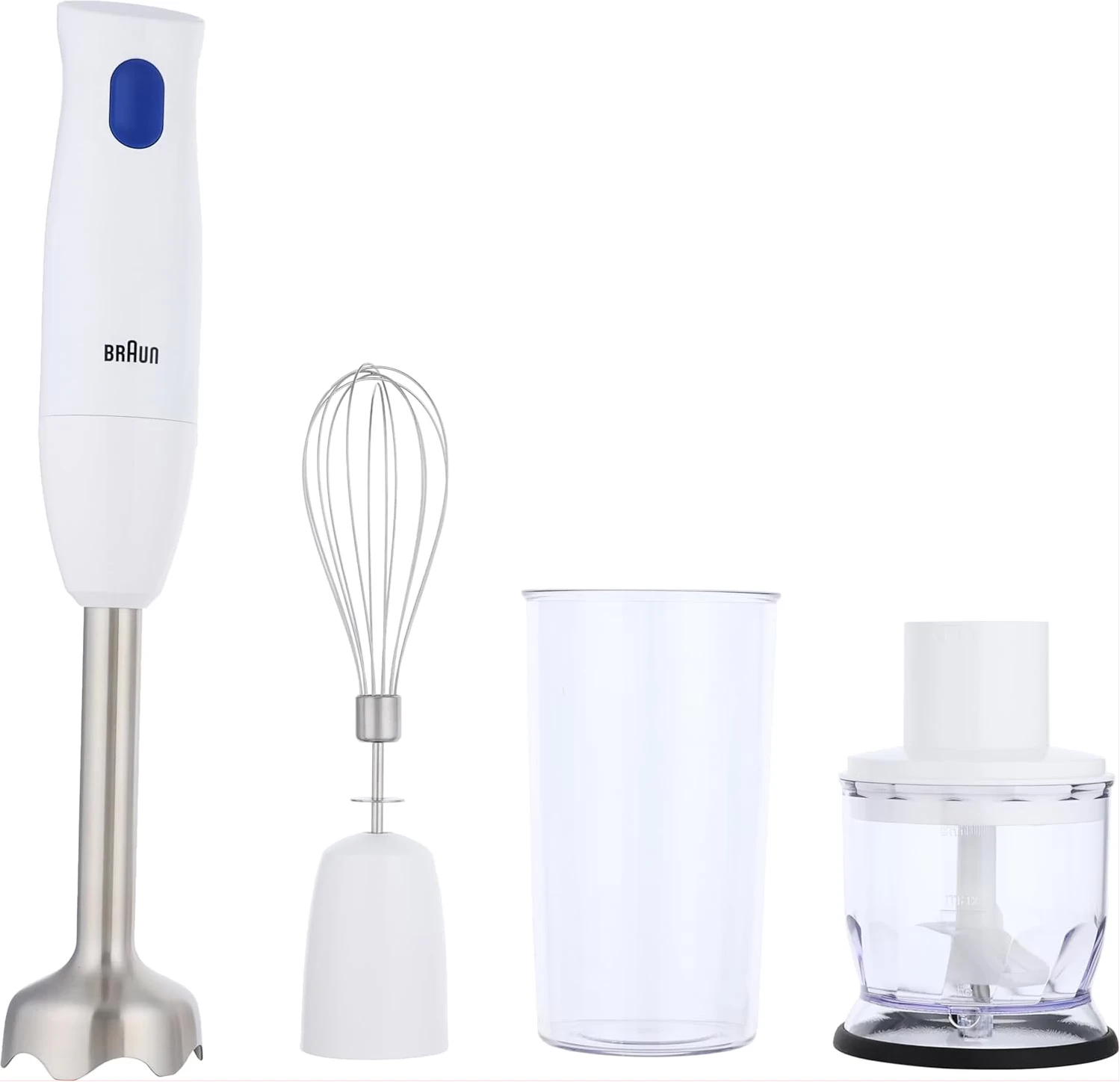 Braun 3-in-1 Hand Blender, Whisk & Chopper | 450W, Made in Romania