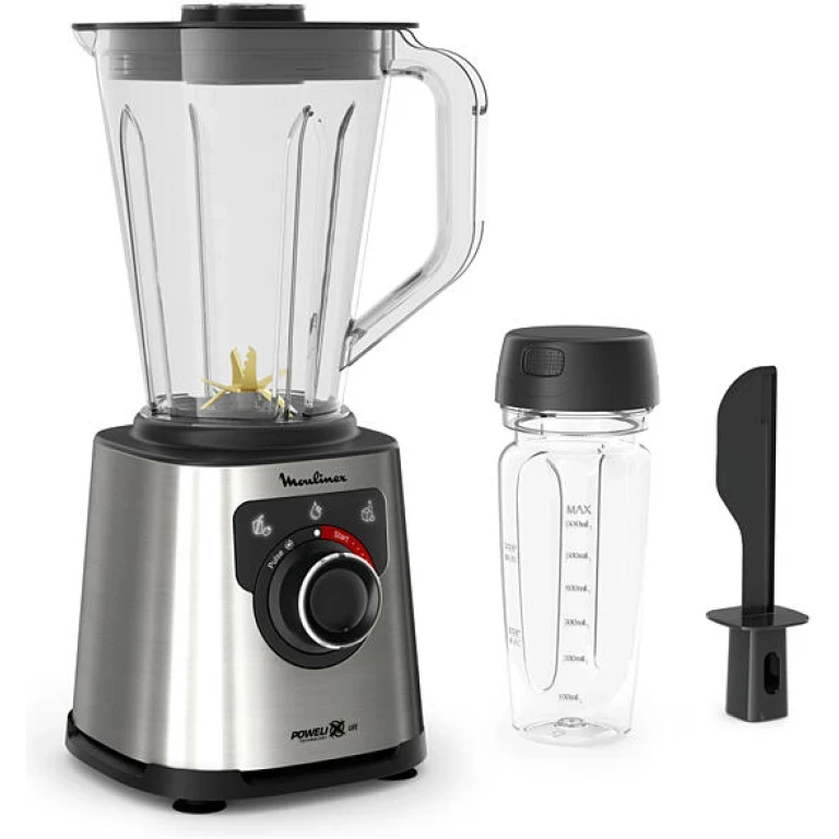 Moulinex 1200W High-Speed Blender | Glass Jar, with Attachments
