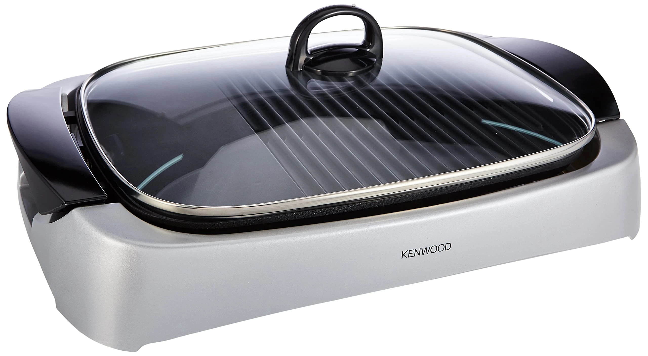 Kenwood HG266 Health Grill | 2000W, Glass Lid | Robust Electric Cooking Appliance