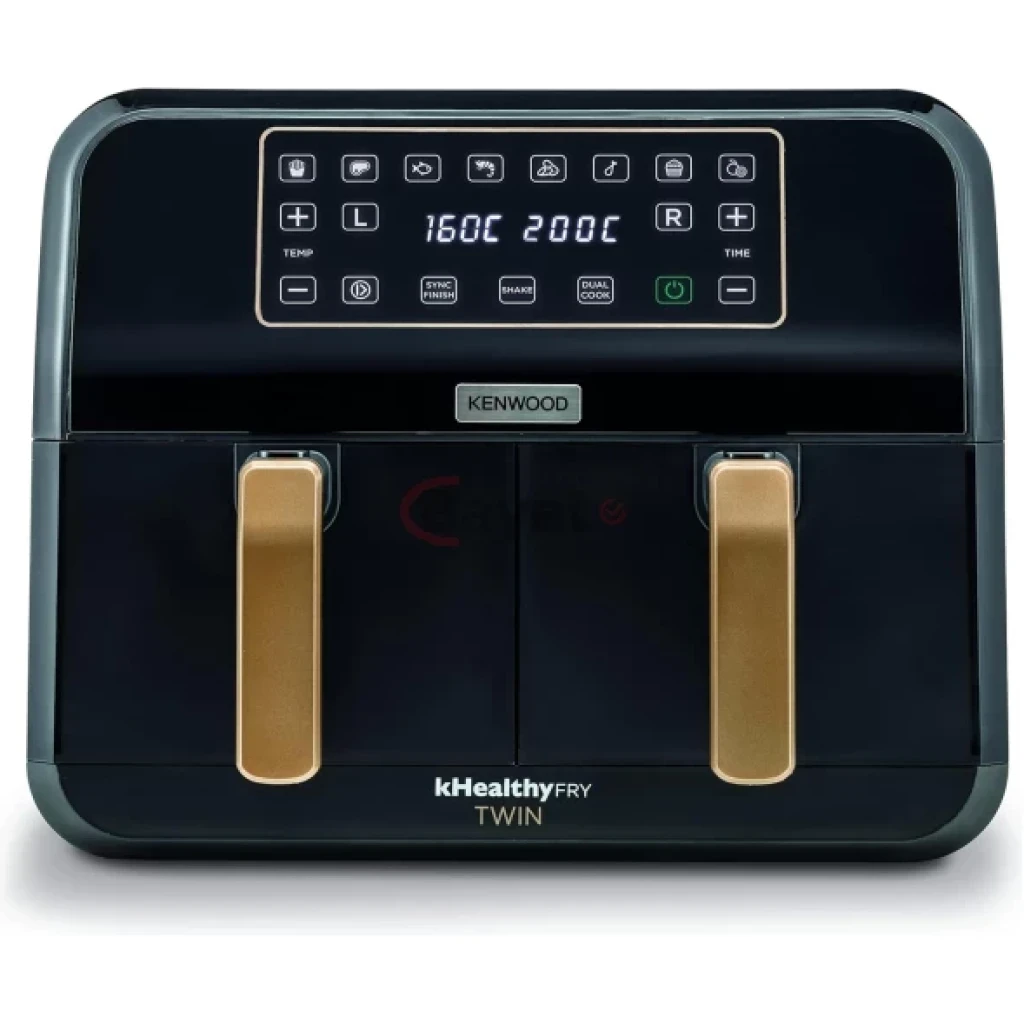 Kenwood HFP70 Dual Air Fryer | 8L XXXL Capacity, 8 Presets