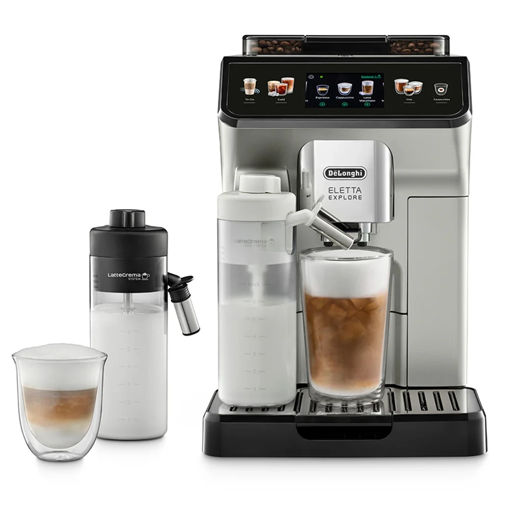 De'Longhi Eletta Explore | Hot & Cold Coffee Maker, Automatic