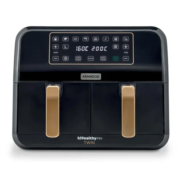 Kenwood HFP70 Dual Air Fryer | 8L XXXL Capacity, 8 Presets Dual Air Fryer 8 Preset Programs