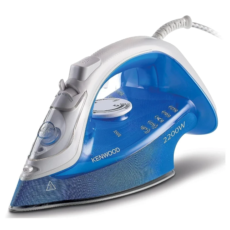 Kenwood 2200W Steam Iron | Ceramic Soleplate, Blue | STP60.000WB